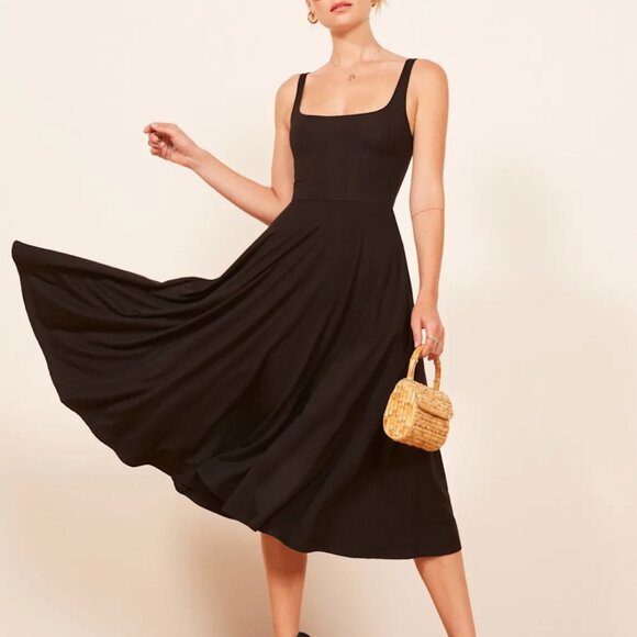 Reformation Dresses & Skirts - NWT! REFORMATION Rou Knit Black Dress Size Medium